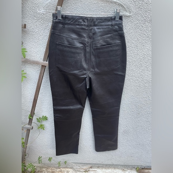 L’Academie Kane High Rise Genuine Leather Pants XS - Picture 6 of 6